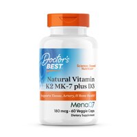 Doctor's Best Natural Vitamin K2 Mena Q7® plus D3
