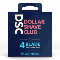 Dollar Shave Club 4-Blade Razor Refill Cartridges for All-Terrain Shaving