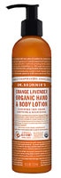 Dr. Bronner's Hand & Body Organic Lotion Orange Lavender