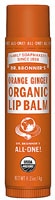 Dr. Bronner's Organic Lip Balm Orange Ginger