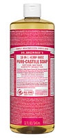Dr. Bronner's Pure Castile Liquid Soap Rose