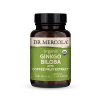 Dr. Mercola Organic Ginkgo Biloba with Coffee Fruit Extract