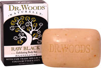 Dr. Woods Body Bar Soap Raw Black