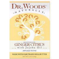 Dr. Woods Moisturizing Bar Soap With Jojoba Oil Ginger Citrus