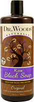 Dr. Woods Naturally Raw Black Soap with Fair Trade Shea Butter