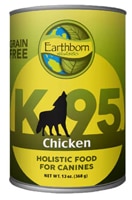 Earthborn Holistic Wet Dog Food K95 Grain Free 95% Meat Protein Chicken