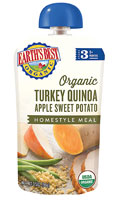Earth's Best Homestyle Meal Baby Food Stage 3 Organic Turkey Quinoa Apple Sweet Potato - 3.5 oz