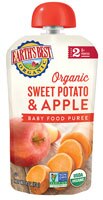 Earth's Best Organic Baby Food Puree Sweet Potato & Apple - 4 oz