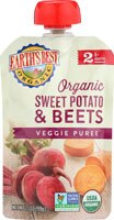 Earth's Best Organic Baby Food Puree Sweet Potato & Beets - 3.5 oz