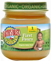 Earth's Best Organic Baby Food Stage 1 First Pears - 2.5 oz