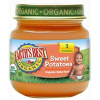 Earth's Best Organic Baby Food Stage 1 Sweet Potatoes - 2.5 oz