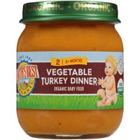 Earth's Best Organic Baby Food Stage 2 Vegetable Turkey Dinner - 4 oz