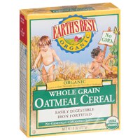 Earth's Best Organic Infant Cereal Whole Grain Oatmeal Cereal