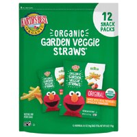 Earth's Best Organic Sesame Street Garden Veggie Straws PolyBag Multipack Original