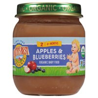 Earth's Best Organic Stage 2 Baby Food Apples and Blueberries
