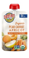 Earth's Best Organic Stage 3 Baby Food Pear Carrot Apricot