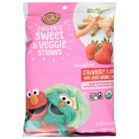 Earth's Best Organic Sweet & Veggie Straws Toddler Snack Strawberry