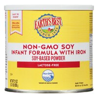 Earth's Best Plant Based Baby Formula Soy Based Powder Infant Formula with Iron Lactose Free Non-GMO Omega-3 DHA and Omega-6 ARA