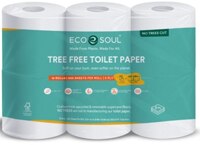 EcoSoul Toilet Paper Tree-Free 3-Ply 300 Sheets
