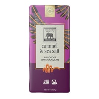 Endangered Species Dark Chocolate 60% Cocoa Bar Gluten Free Caramel and Sea Salt