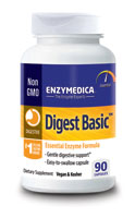 Enzymedica Digest Basic Digestive Enzymes for Sensitive Stomachs & Fast-Acting Gas & Bloating Relief