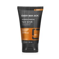 Every Man Jack Charcoal Face Scrub Skin Clearing