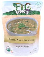 Fig Food Company Organic Soup Lightly Salted Tuscan White Bean - 14.5 oz