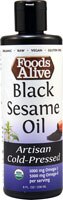 Foods Alive Organic Black Sesame Oil