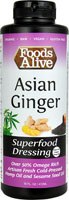 Foods Alive Superfood Dressing Asian Ginger