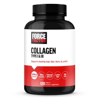 810126660756 - Force Factor  Collagen Type I & III -- 3000 mg - 120 Tablets