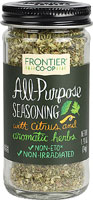 089836189035 - Frontier Co-Op  All Purpose Seasoning with Citrus & Aromatic Herbs -- 1.2 oz