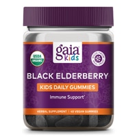 Gaia Herbs Black Elderberry Kids Daily Gummies