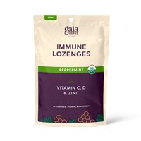 Gaia Herbs Organic Immune Lozenges - Peppermint