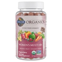Garden of Life Mykind Organics Women's Multi 40 plus Whole Food Gummies Organic Berry