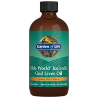 658010111362 - Garden of Life  Olde World® Icelandic Cod Liver Oil   Lemon Mint -- 8 fl oz