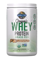 Garden of Life Organic Whey Protein Grass Fed Chocolate Peanut Butter