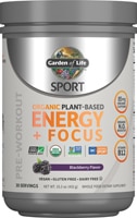 Garden of Life Sport Organic Plant-Based Energy plus Focus Blackberry