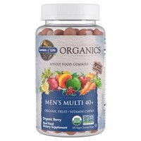 Garden of Life mykind Organics Men's Multi 40 plus Whole Food Gummies Organic Berry