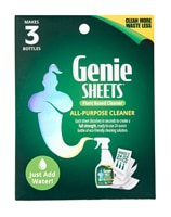 Genie Sheets All Purpose Cleaner Sheet Plant-Based Unscented