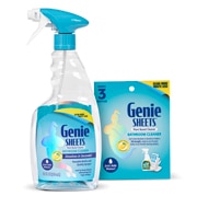 Genie Sheets Bathroom Cleaner Sheet + 24 oz Bottle