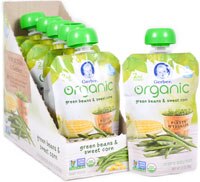 Gerber 2nd Foodsåº Organic Baby Food Plenty O' Veggies Green Beans & Sweet Corn - 6 Pouches