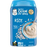 Gerber Baby Food Stage 1 Non-GMO Rice Cereal for Baby