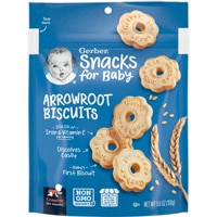 Gerber Baby Snacks Stage 2 Non-GMO Arrowroot Biscuits