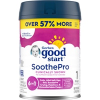 Gerber Good Start SoothePro HMO Non-GMO Infant Formula Powder with Iron Stage 1