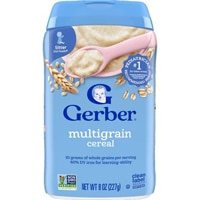 Gerber Grain & Grow Stage 3 Hearty Bits MultiGrain Non-GMO Cereal Banana Apple Strawberry