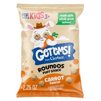 Gerber Kids Get'ems Roundos Puff Snack Carrot Ranch