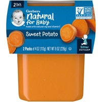 Gerber Natural Baby Food Stage 2 Puree Sweet Potato