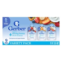 Gerber Toddler Snacks Non-GMO Fruit & Yogurt Variety Pack