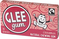 Glee Gum All Natural Chewing Gum Cinnamon