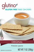 Glutino Table Crackers Gluten Free Original - 7 oz